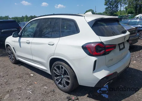 2022 BMW X3 xDrive30I из США, поврежденный, VIN 5UX53DP02N9K45832